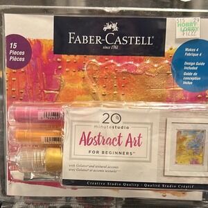 Faber Castell Abstract Art Gelatos Beginner Kit 15‎ Pieces New